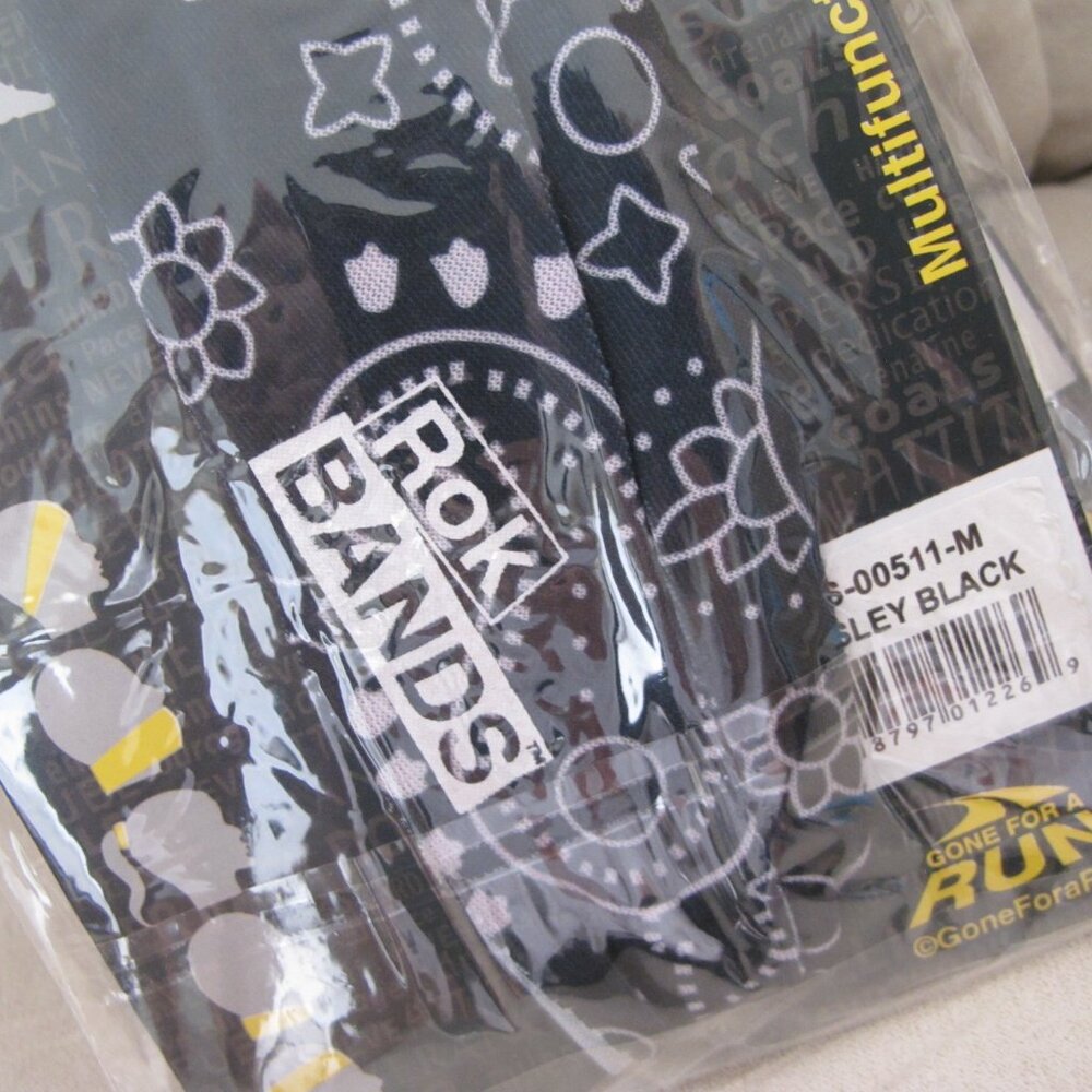 New - Rok Band Multipurpose Buff - Paisley Black - Picture 4 of 13